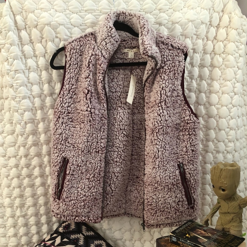 Cozy Purple Vest